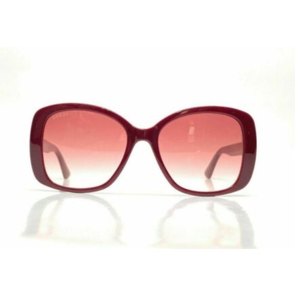 Gucci Women\'s Burgundy Red Gradient Sunglasses!